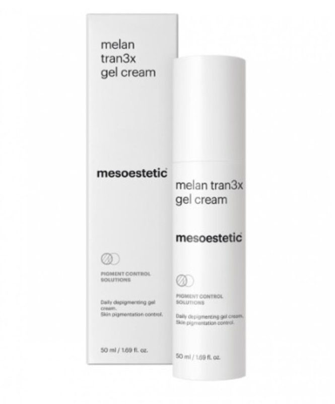 mesoestetic melan tran3x gel cream
